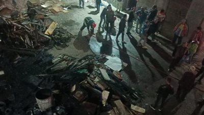 السيطرة على حريق محل أدوات كهربائية في السويس 