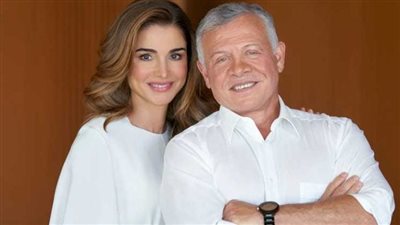الملكة رانيا تهنئ زوجها العاهل الأردني بعيد ميلاده الثالث والستين