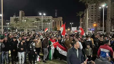 مسيرات حاشدة ببورسعيد استعدادا للتوجه إلى معبر رفح لرفض تهجير الفلسطينيين