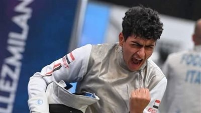 عبد الرحمن طلبة يحرز ذهبية كأس العالم لسلاح الشيش للناشئين بكرواتيا