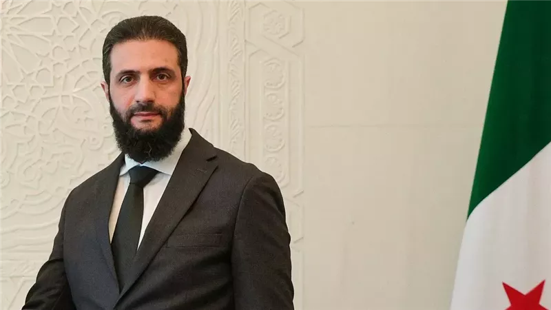الرئيس السوري الإنتقالي أحمد الشرع