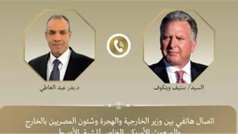 وزير الخارجية الدكتور بدر عبد العاطي