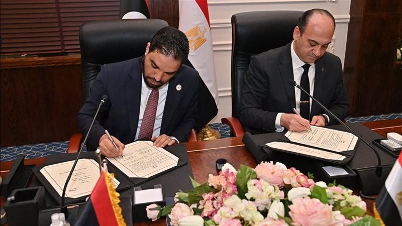 توقيع مذكرة تفاهم بين مصر وليبيا