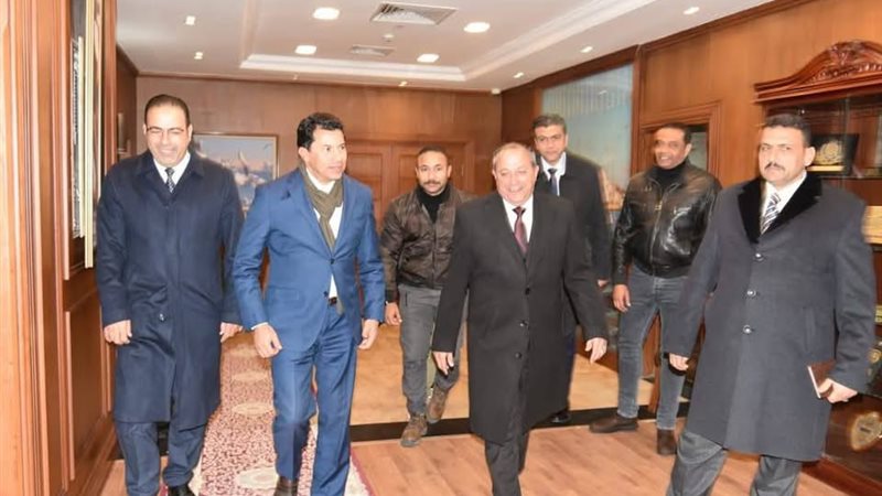 لقاء محافظ بورسعيد مع وزير الشباب والرياضة