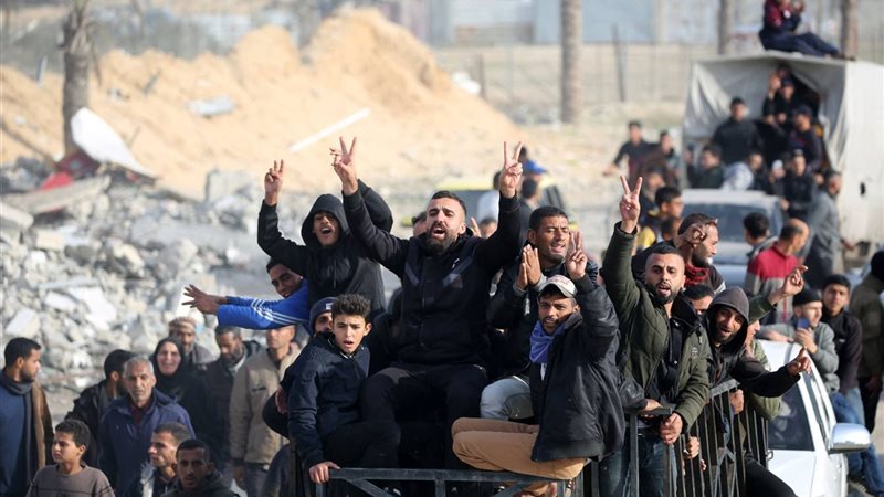 النازحين الفلسطنيين العائدين لغزة