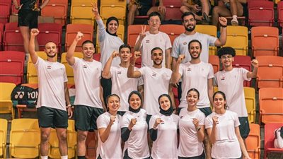 مصر تحصد وصافة المجموعة الأولى وتصعد لربع نهائي أفريقيا للريشة الطائرة