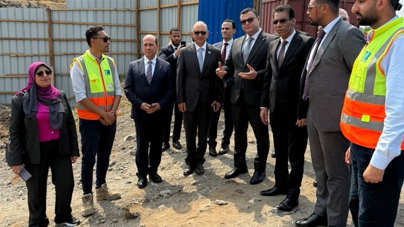مشروع محطة معالجة المياه التي تنفذها شركة 