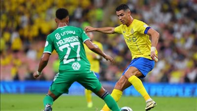 رونالدو يقود هجوم النصر أمام الشباب في دوري روشن