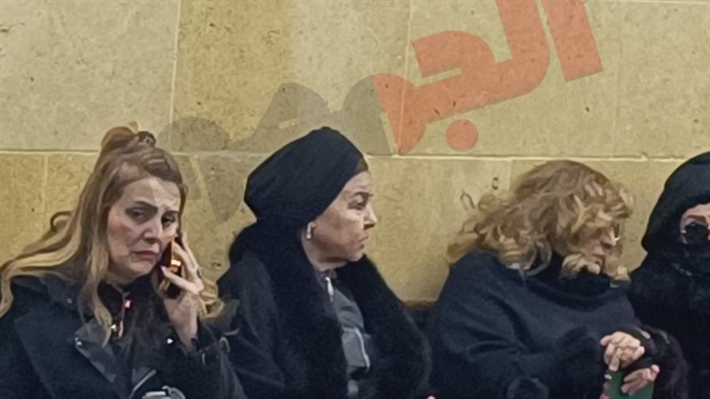 عزاء شقيق الفنانة شهيرة