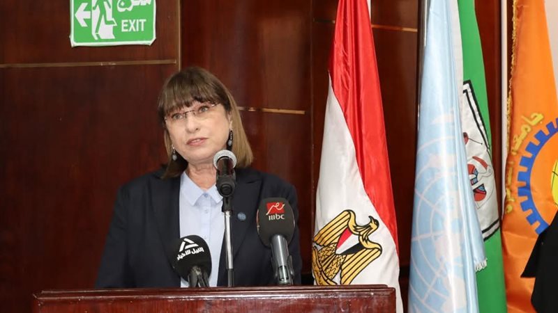 المنسقة الأممية بالقاهرة