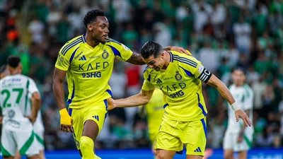 جون دوران يقود النصر لفوز غال علي أهلي جدة في الدوري السعودي 
