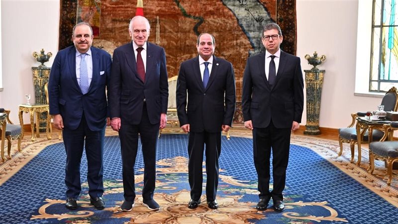 الرئيس السيسي يلتقي رئيس الكونجرس اليهودي العالمي