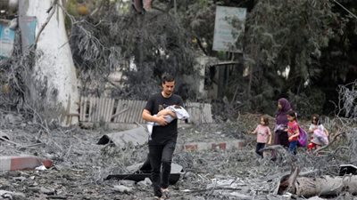 مجازر الاحتلال في غزة تستهدف الأطفال وعدد الضحايا يرتفع إلى 5551