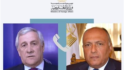 وزير الخارجية ونظيره الإيطالي يبحثان سبل التهدئة بين الفلسطينيين والإسرائيليين