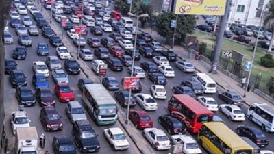 سيولة وازدحام شديد في الطرق الرئيسية بالقاهرة والجيزة صباح اليوم