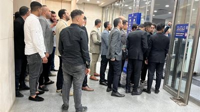 توافد الشباب علي الملتقى التوظيفى لحزب مستقبل وطن