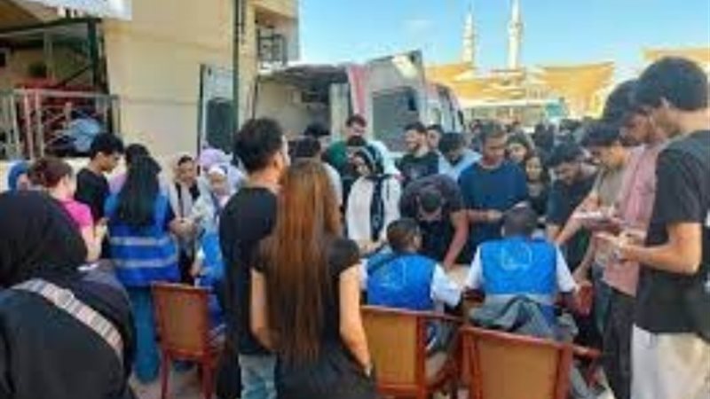 الغربية تنظم حملة شعبية للتبرع بالدم دعماً للشعب الفلسطيني