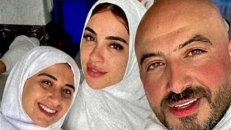 مجدي الهواري ودنيا عبد المعبود