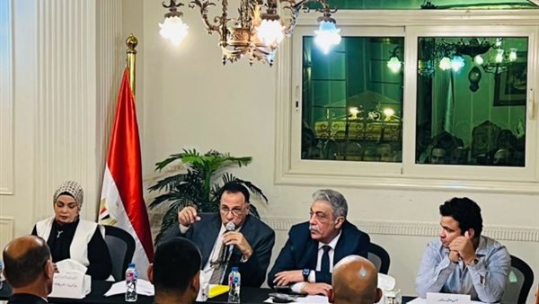 اجتماع حزب مصر أكتوبر