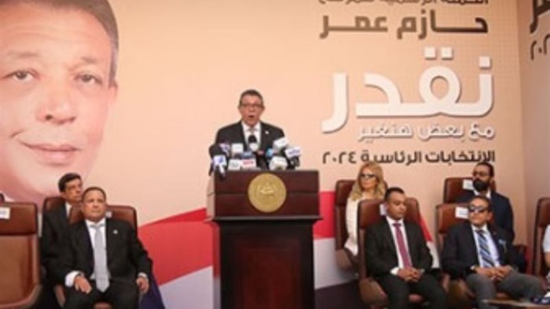 المرشح الرئاسي حازم عمر