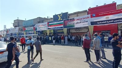 مسيرات داعمة لقرارات الرئيس السيسي للحفاظ على الأمن القومي بشبرا الخيمة