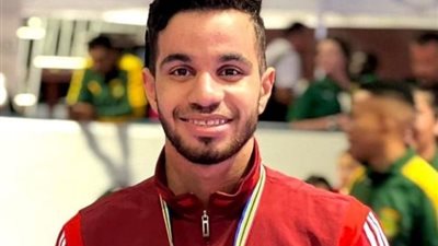 أحمد لطفي يتوج بأول ذهبية للكاراتيه في دورة الألعاب القتالية