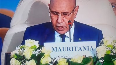 رئيس موريتانيا: الوضع في غزة كارثي ويهدد بفوضى عارمة