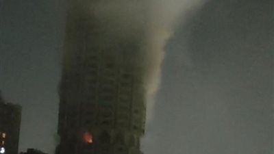 الحماية المدنية تواصل جهودها للسيطرة على حريق بفندق فى الزمالك