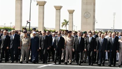الرئيس السيسي يتقدم الجنازة العسكرية للواء محمد أمين نصر