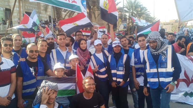 حياة كريمة تشارك الوقفة التضامنية بميدان الحصري