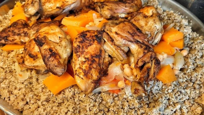 طريقة عمل المفتول بالدجاج