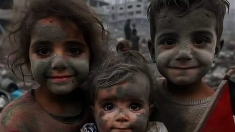 أطفال غزة تحت قصف الاحتلال الإسرائيلي