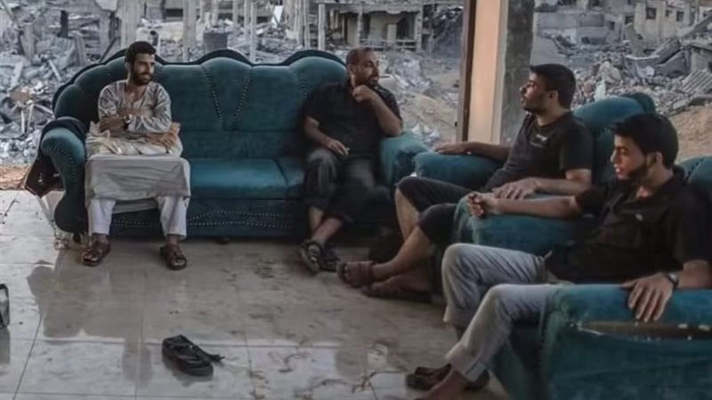 الشعب الفلسطيني بعد قصف غزة