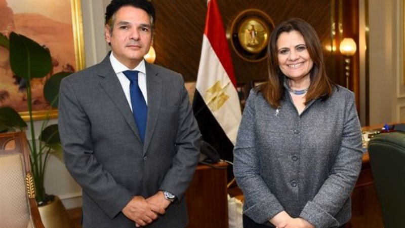 سها جندي وزيرة الدولة للهجرة بالخارج