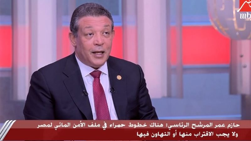 المرشح الرئاسي حازم عمر