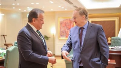وزير الصحة يبحث مع سفير الاتحاد الأوروبي التعاون في الملف الطبى