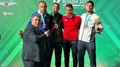 مصر تحصد الميدالية الخامسة في دورة الألعاب القتالية