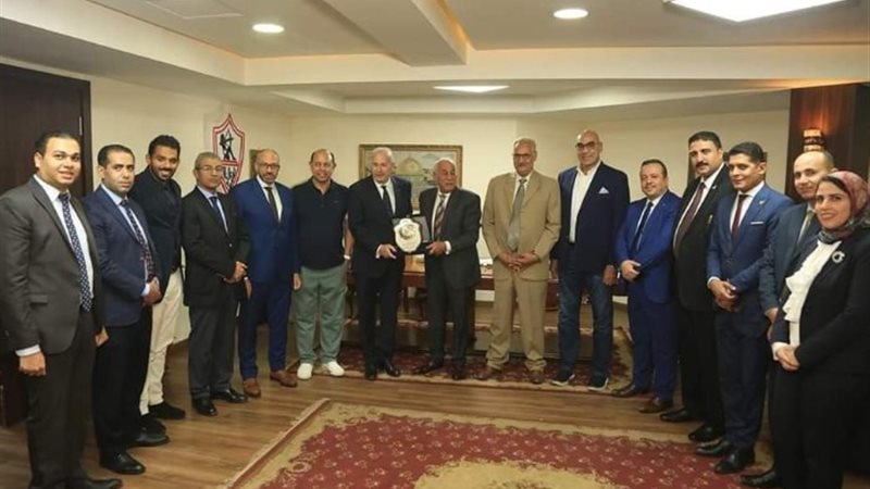 وفد هيئة قضايا الدولة في الزمالك
