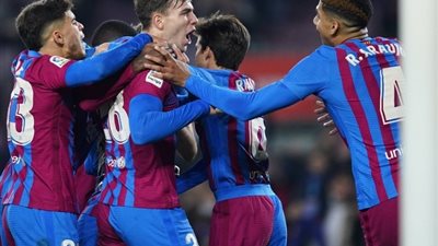 في الوقت القاتل.. برشلونة يتغلب على ريال سوسيداد ويعود للمربع الذهبي