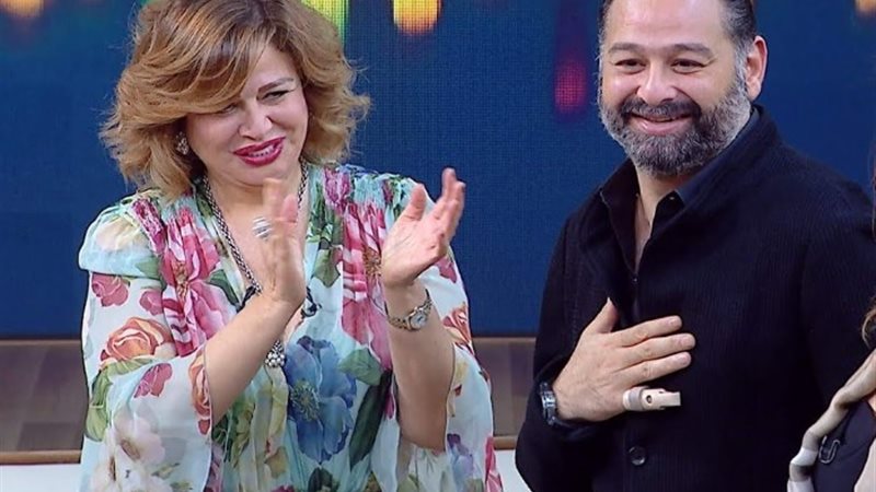 أمير شاهين وشقيقته إلهام
