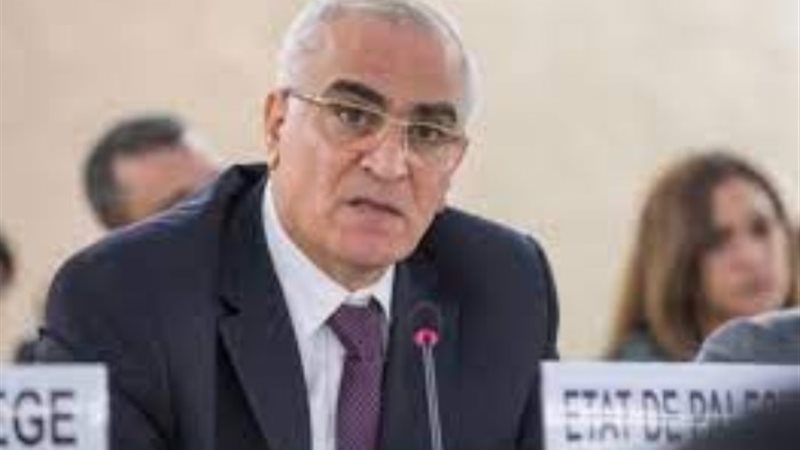 مندوب فلسطين الدائم بالمجلس الدولي لحقوق الإنسان