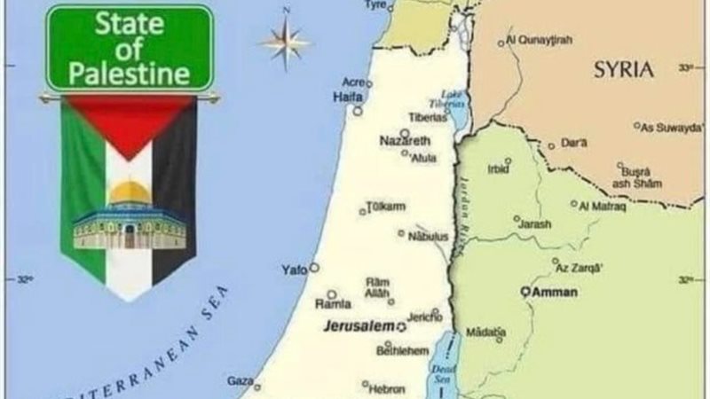 خريطة فلسطين