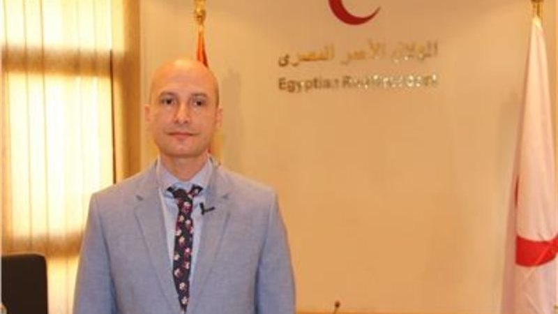 الدكتور رامي الناظر المدير التنفيذي للهلال الاحمر المصري