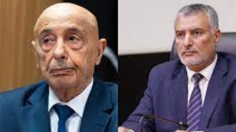 عقيلة صالح ومحمد تكالة