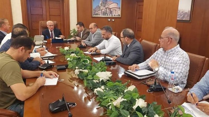 اجتماع محافظ بورسعيد