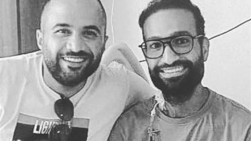 المطرب على الألفي مع المطر بالراحل شريف شاكر
