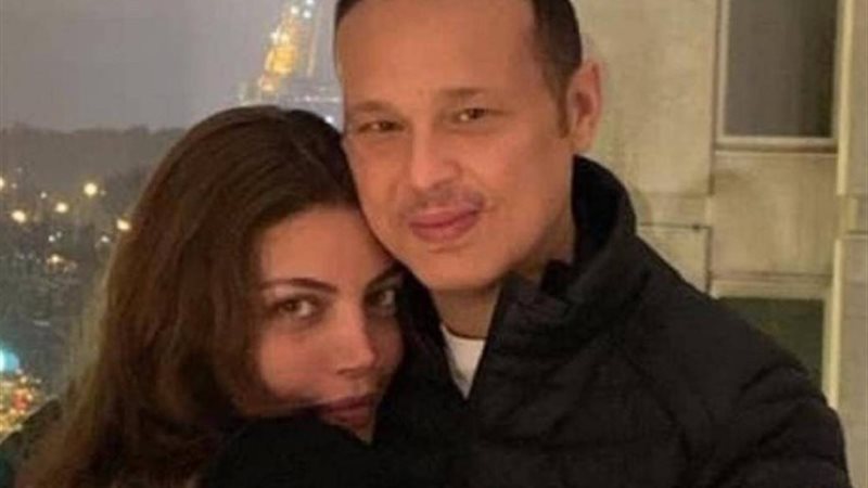 الفنانة ريهام حجاج وزجها رجل الأعمال محمد حلاوة