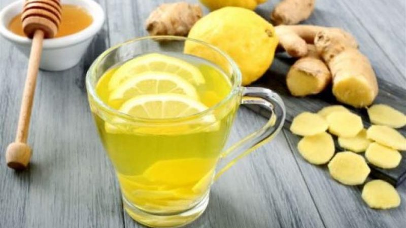 شاي الزنجبيل والليمون