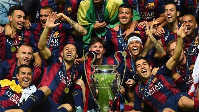 فريق برشلونة 2015