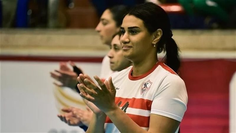 ياسمين نوح لاعبة الطائرة 